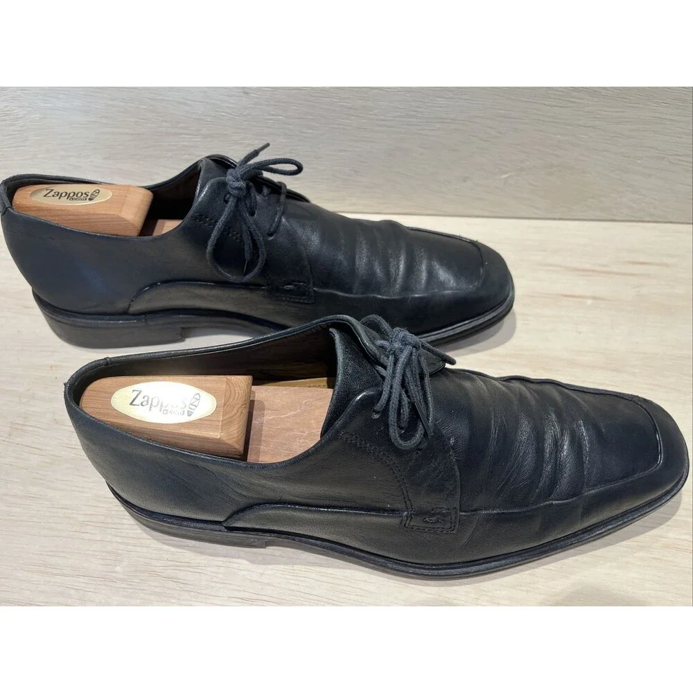 cole haan Mens 8.5 M  Dress Shoes Leather Black Lace Up Oxford Work Office